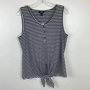 🆕nwt ana sleeveless top with tie waist size M